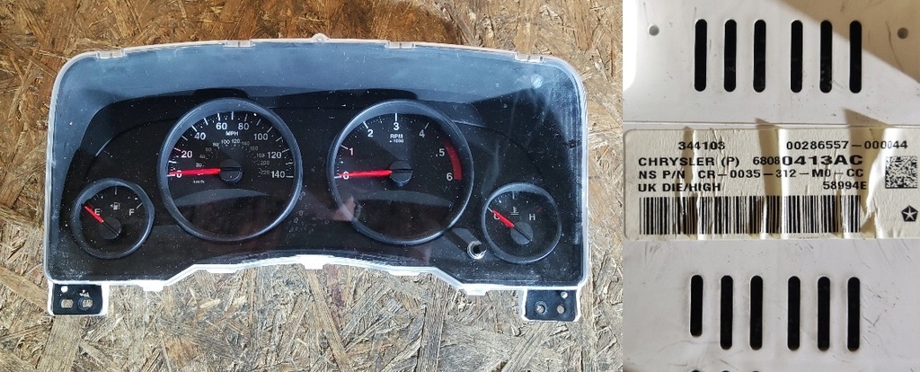 фото №1, Счетчик приборы jeep patriot compass 68080413ac гарантия