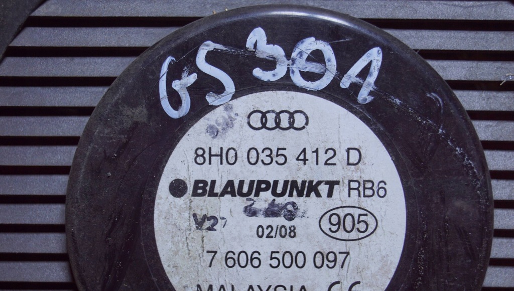 фото №12, Audi a4 b6 b7 cabrio динамик дверь 8h0035412d gs301
