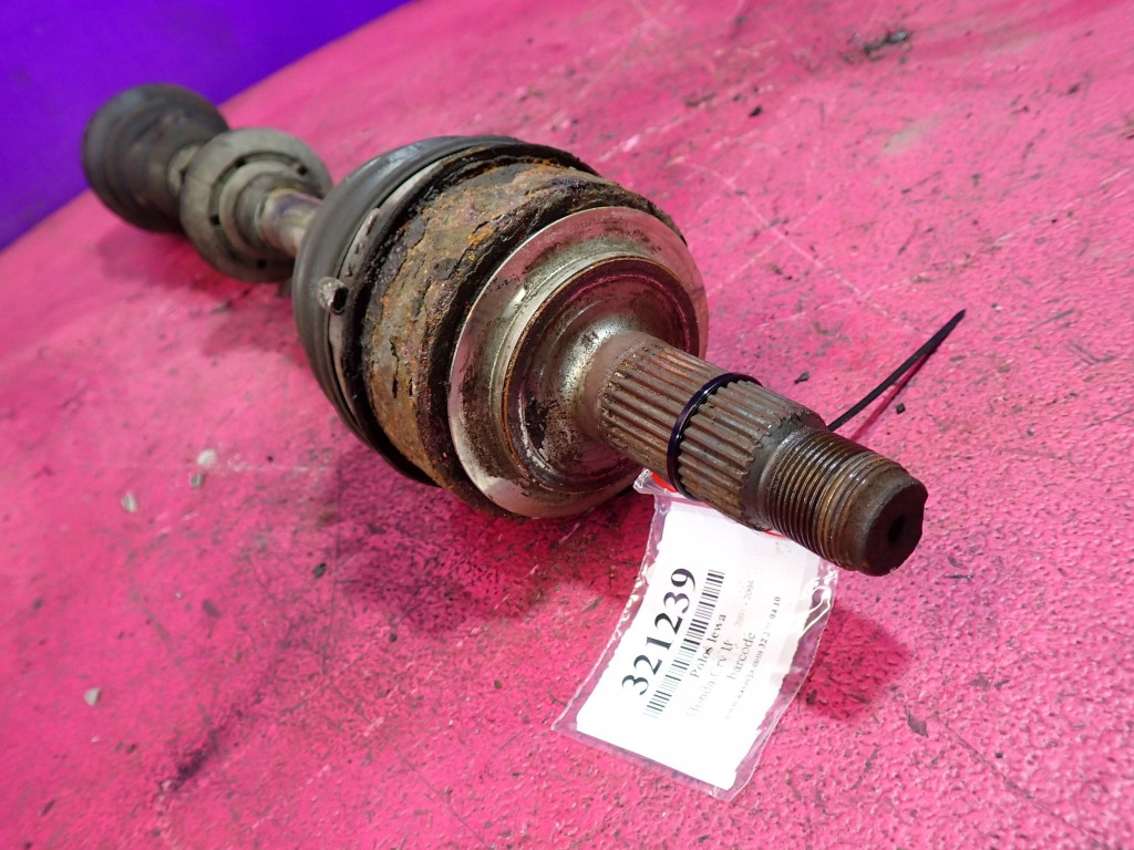 фото №9, Honda crv 2 cr-v ii 01- 2.0 16v i-vtec k20a4 4x4 приводной вал левый перед левая