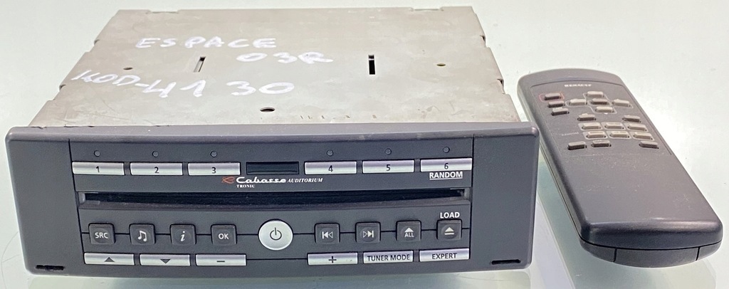 фото №1, Renault espace 4 iv 03 r радіо cabasse з код pilot