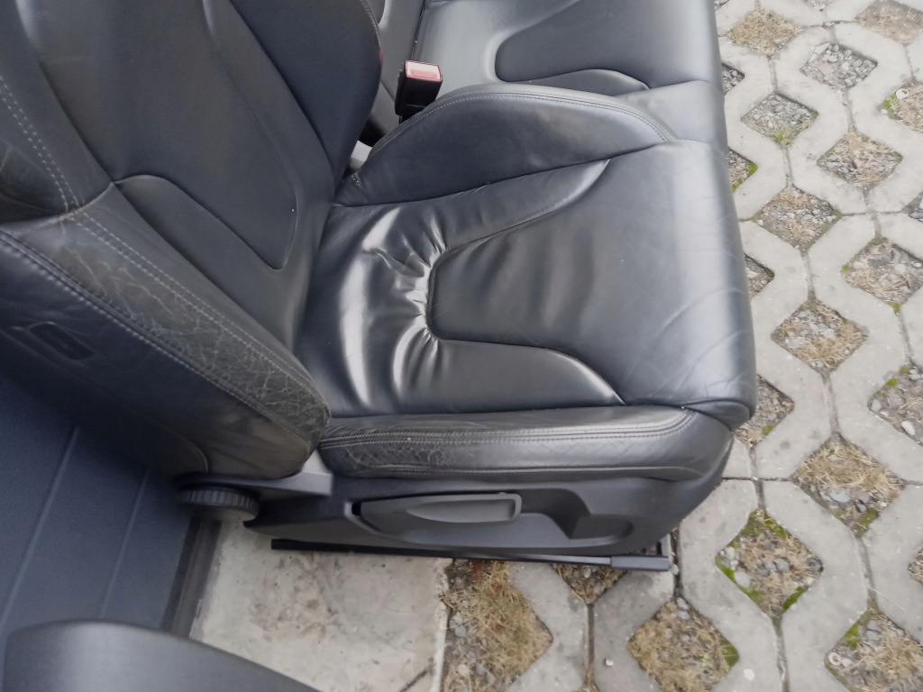 Сидіння сидіння заднє сидіння комплект обшивки audi tt 8j шкіра підігрів Оригінал