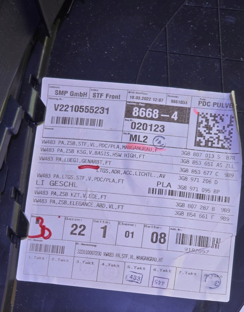 фото №14, Vw arteon elegance led решітка радіатора бампер перед передній 3g8807013s 6pdc lb7r