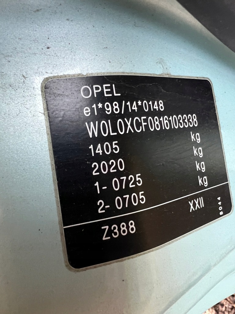 фото №3, Крышка багажника багажника opel corsa c z388 3дверь