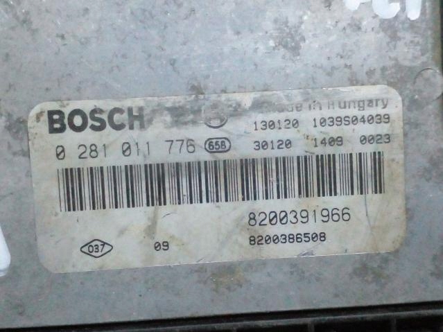 фото №3, Блок керування двигуна renault scenic ii 1.9 dci 02-06