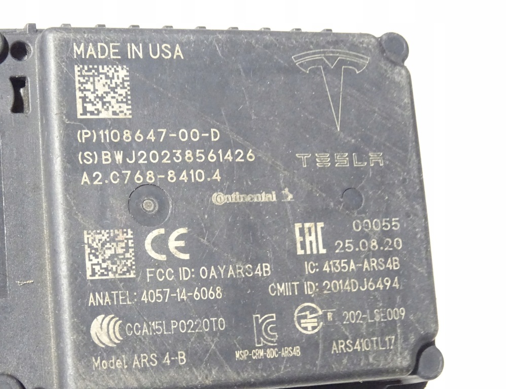Радар acc модуль датчик distronic tesla model 3 x y s 1108647-00-d Оригинал