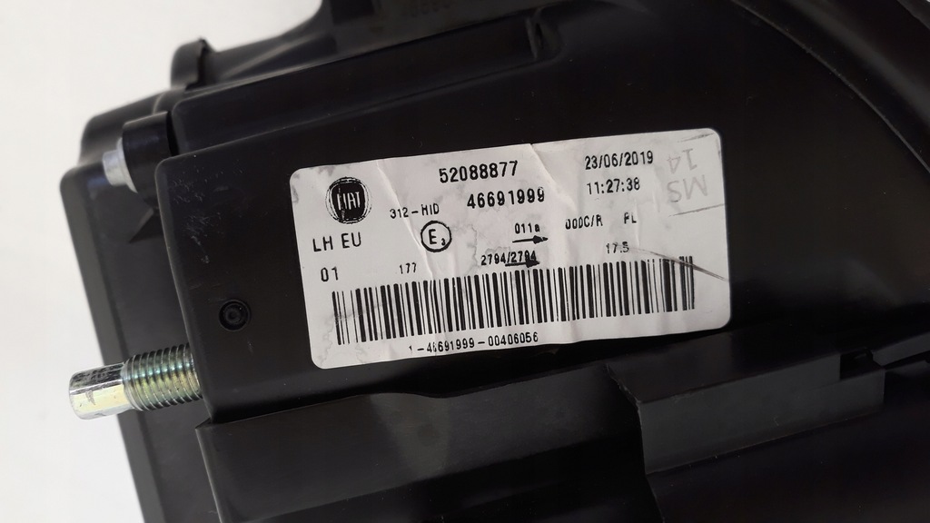 фото №11, Лампа ліва перед передня ксенон fiat 500