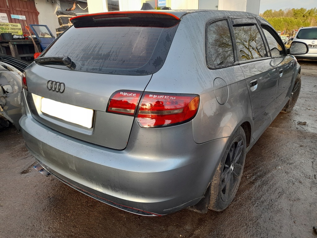 фото №15, Audi a3 8p lift бампер задня задній задній ly7e s-line