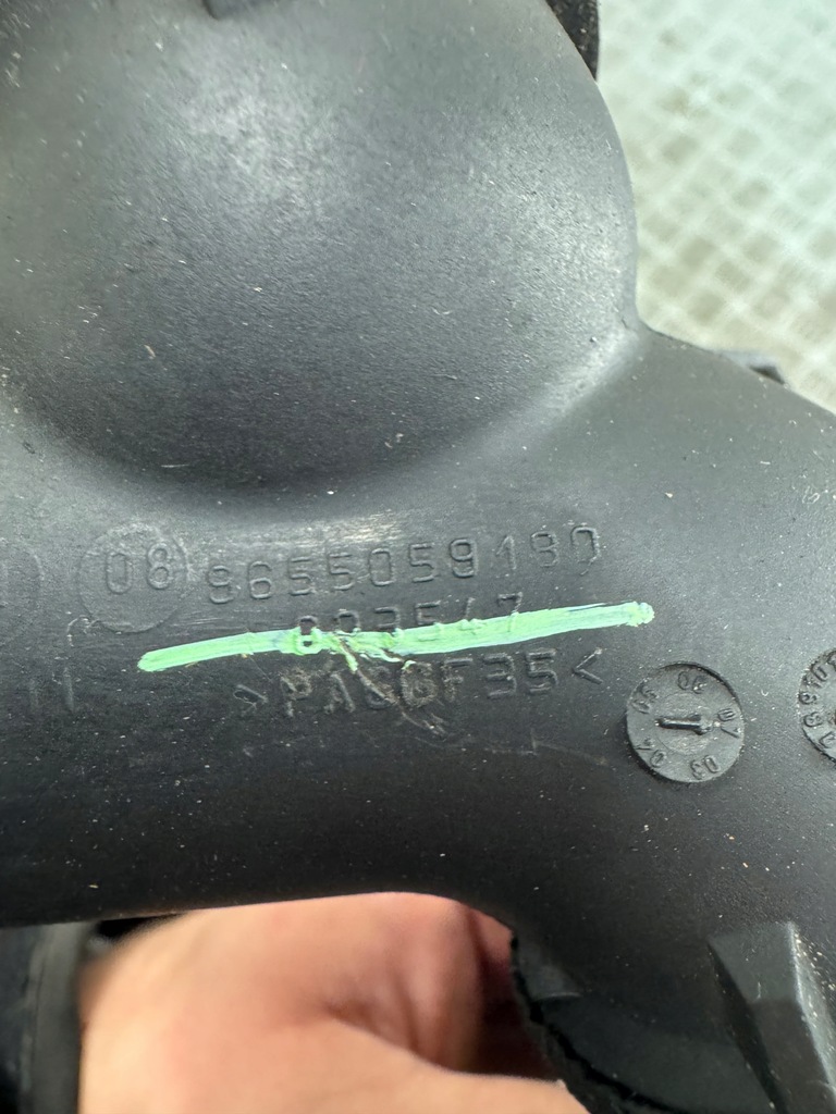 фото №3, Труба воздухозаборник воздуха mini cooper r56 1.6d 9655059190