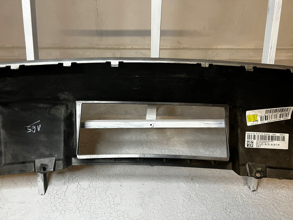 Купити Audi q2 2016 - 2020 спойлер дифузор накладка бампера задня 81a807521j