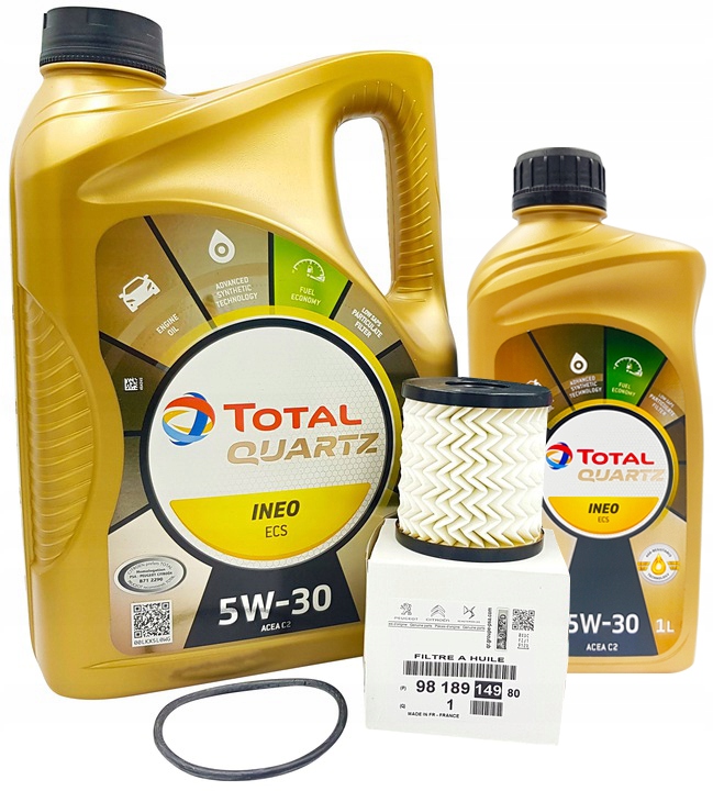 фото №1, Citroen jumper 2.2 hdi фільтр оливи олія 5w30 6l