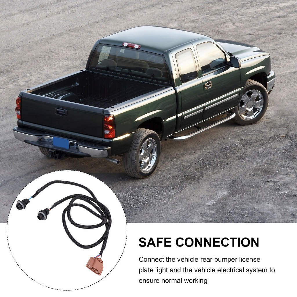 фото №9, Джгут трубопровід освітлення номерного знака реєстраційний заднього бампера 152405