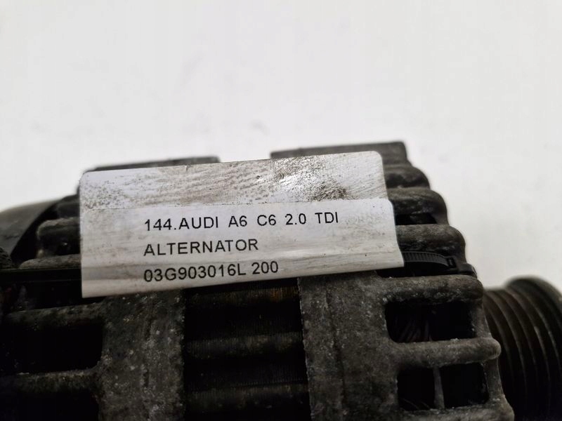 фото №6, Audi a6 c6 2.0 tdi генератор 03g903016l