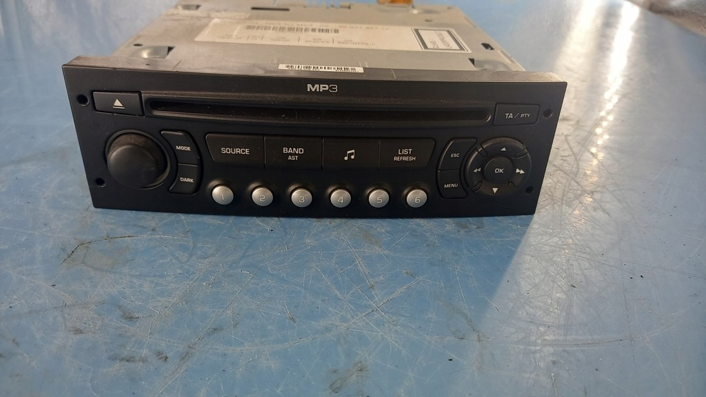 фото №1, Радио citroen c4 07r hb 1.6hdi