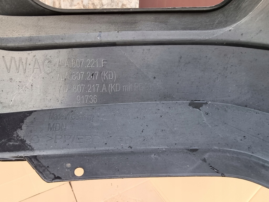 фото №6, Vw transporter t6.1 бампер передній 7la