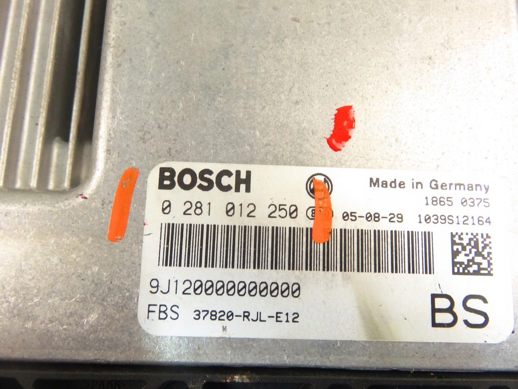 фото №10, Блок керування honda fr-v be 2.2 i ctdi 140 - n22a1 0281012250