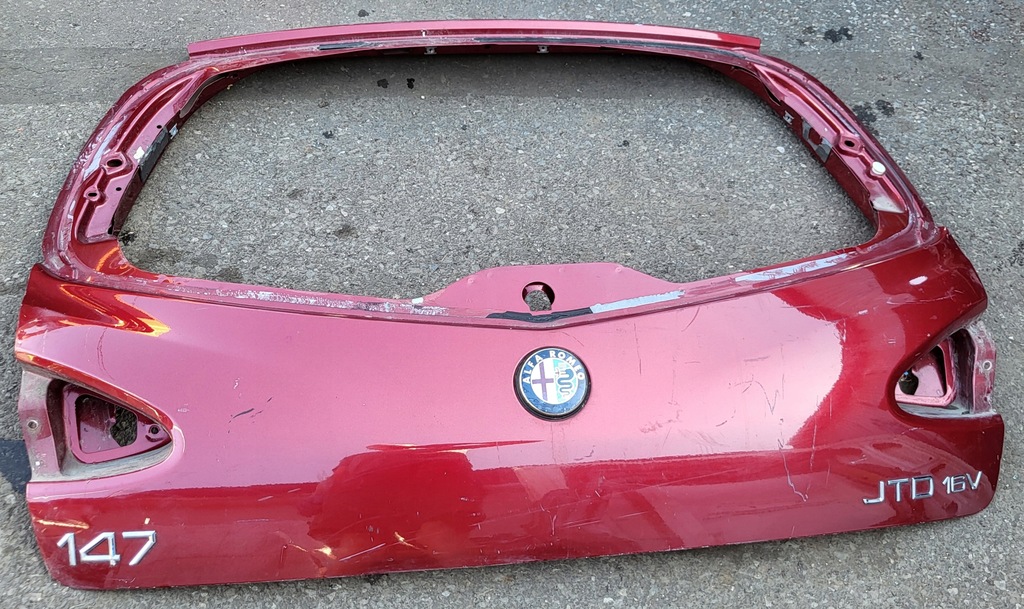 фото №3, Кришка багажника задня багажника alfa romeo 147 оригінальний номер