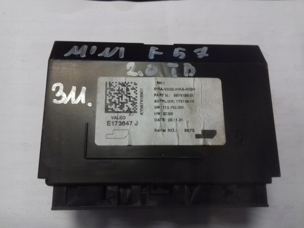 фото №1, Модуль кондиціонера mini cooper s f57 9874189