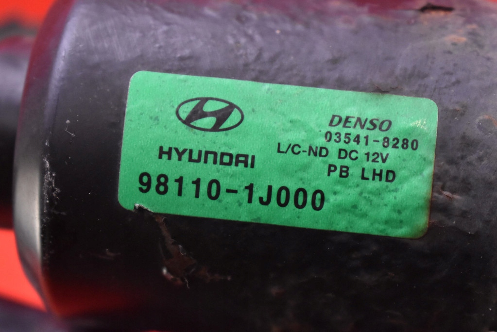 фото №10, Механизм моторчик дворник перед eu 98110-1j000 hyundai i20 1 i 12-14