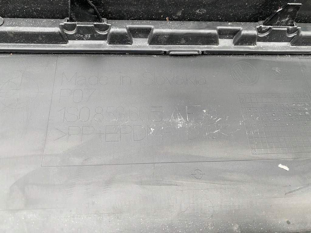 фото №9, Vw e-up e up lift 1s0 19- бампер перед led kpl