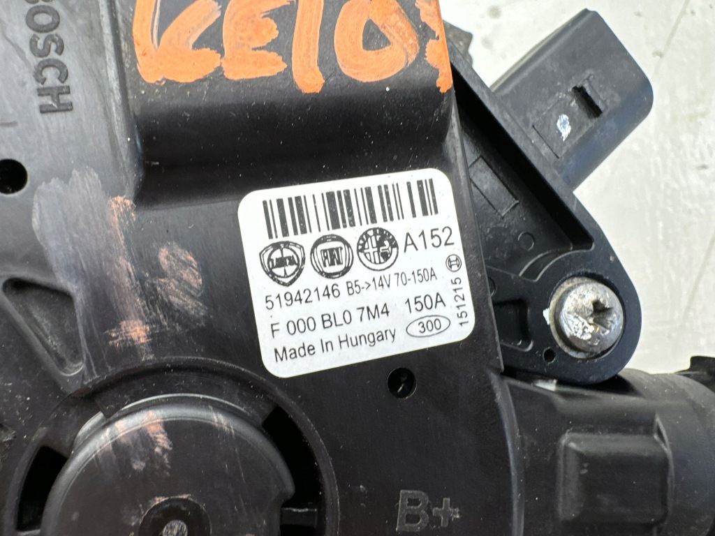 Fiat 500x 14-24r генератор bosch 51942146 Цена