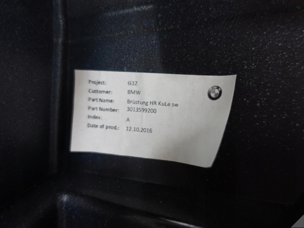 фото №9, Bmw 6 g32 gt обивка кожа правая задняя