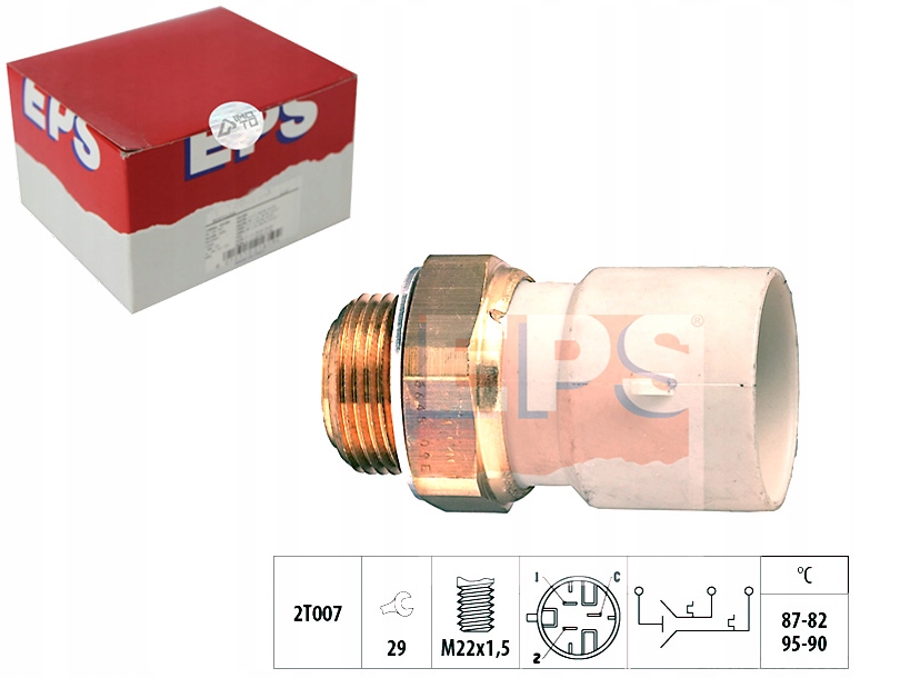 фото №1, Eps 1.850.645 перемикач термічний, вентилятор радіатора