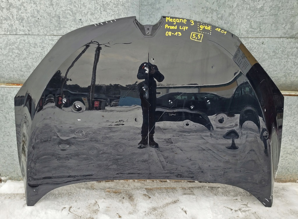 фото №1, Капот renault megane 3 przed liftem 08-13