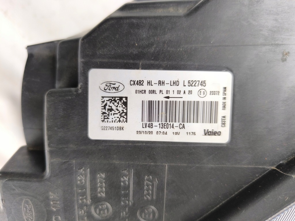 фото №12, Ford kuga mk3 2018-2024 лампа правая led - europa