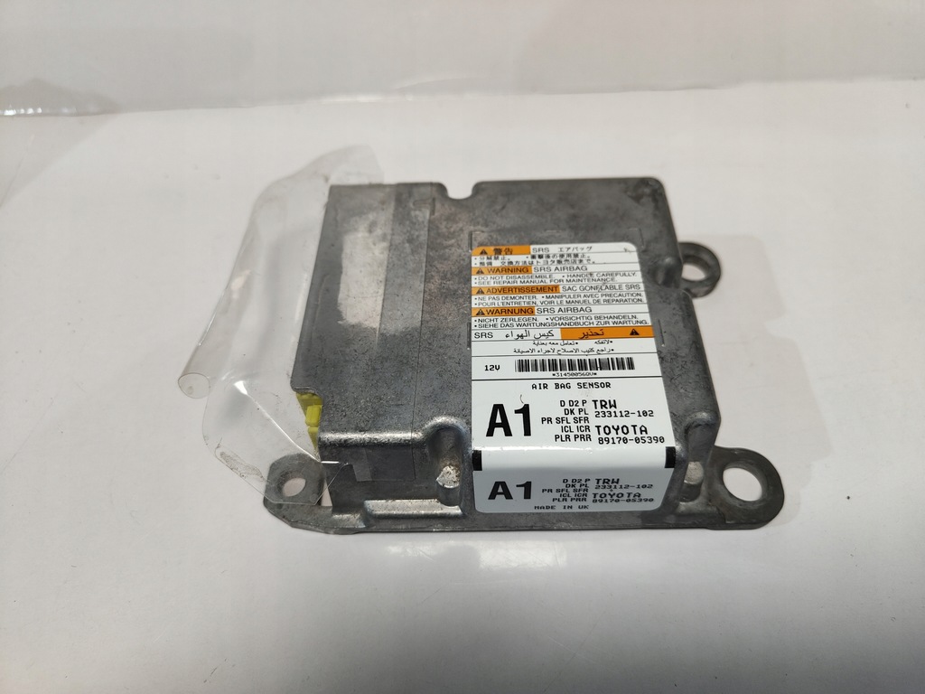 фото №1, 89170-05390 toyota модуль датчик air bag