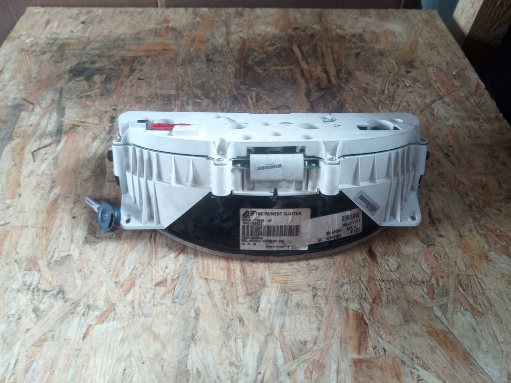 фото №7, Счетчик приборная панель + ключ vw sharan 7m0919862s