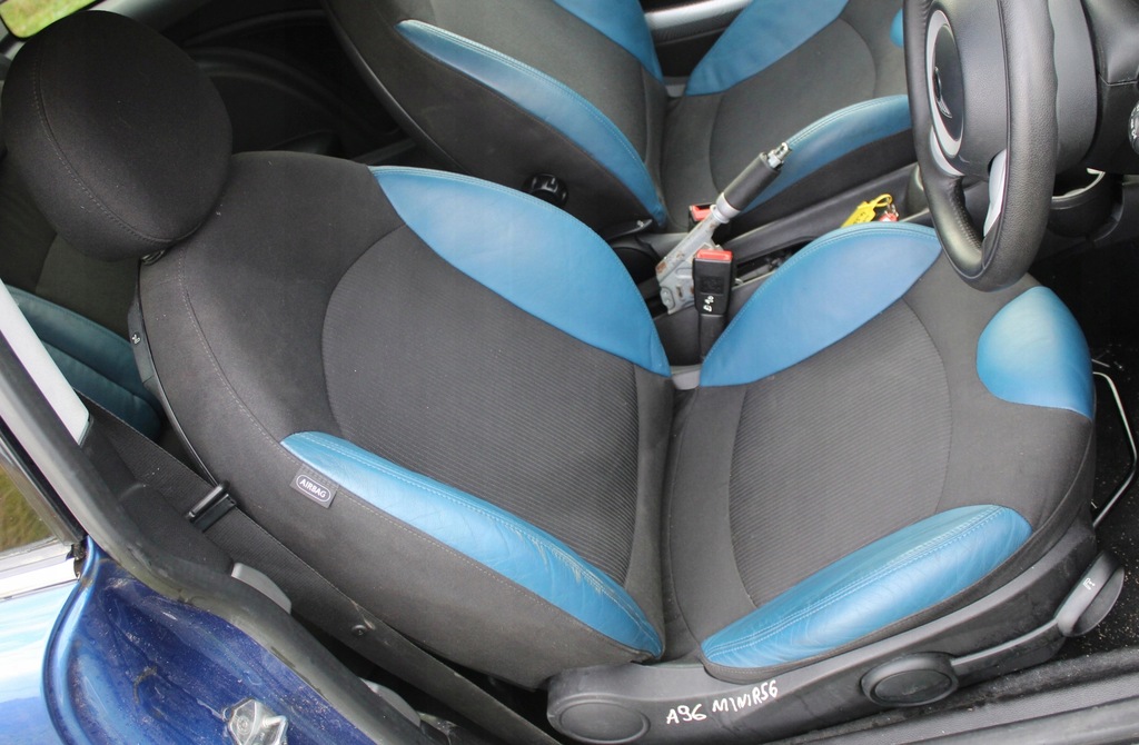 фото №1, Сидіння заднє сидіння обшивки mini r56 pół шкіра works