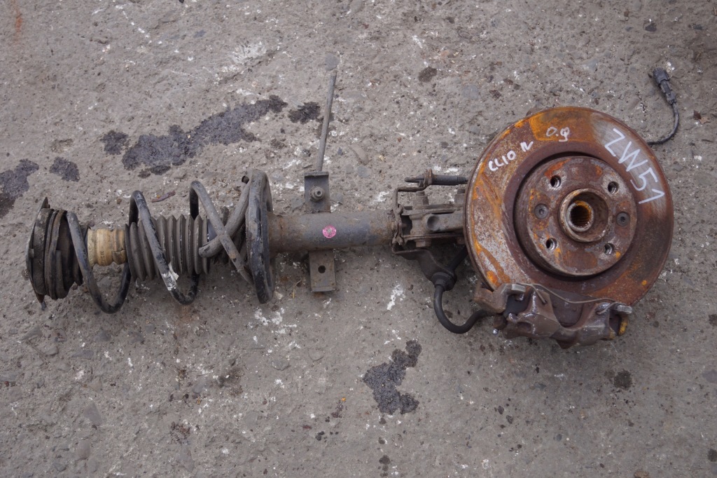 фото №2, Поворотный кулак левый перед renault clio iv 0.9 tce