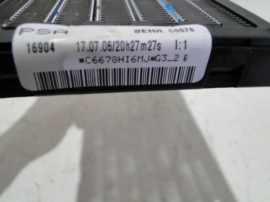 фото №5, Peugeot оригинальный номер c6678 отопитель электрическая