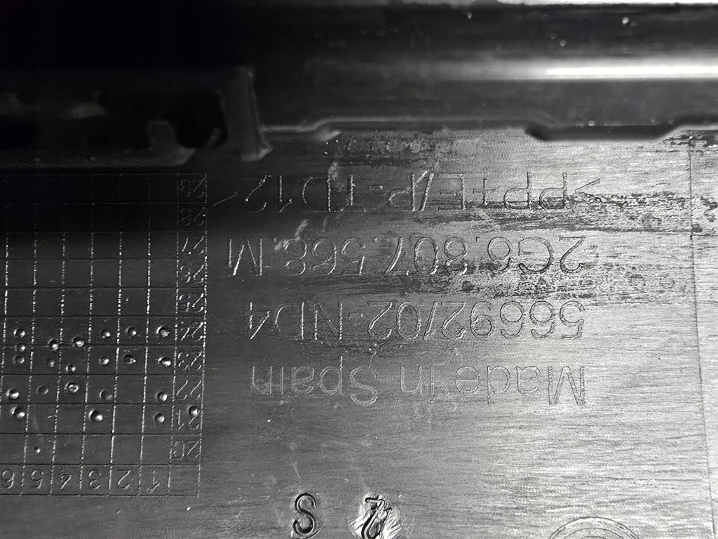 фото №10, Накладка дифузор бампера задня vw polo vi 2g6 lift r-line