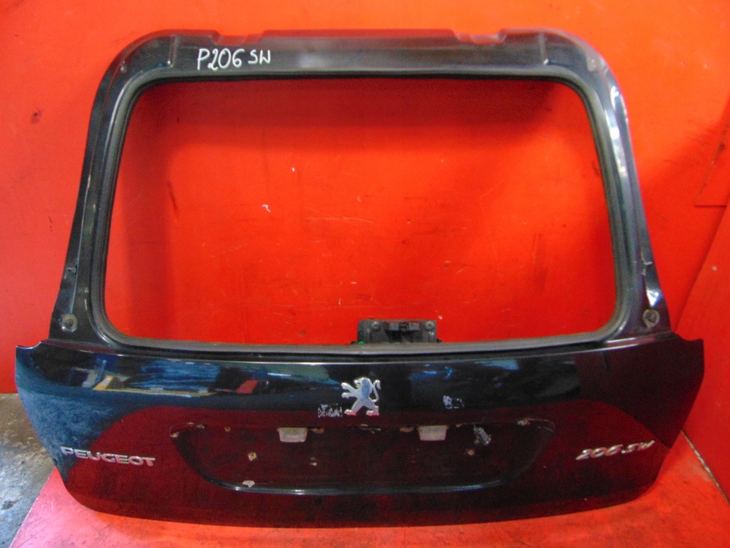 фото №1, Peugeot 206 sw kombi крышка багажника багажника задняя задняя