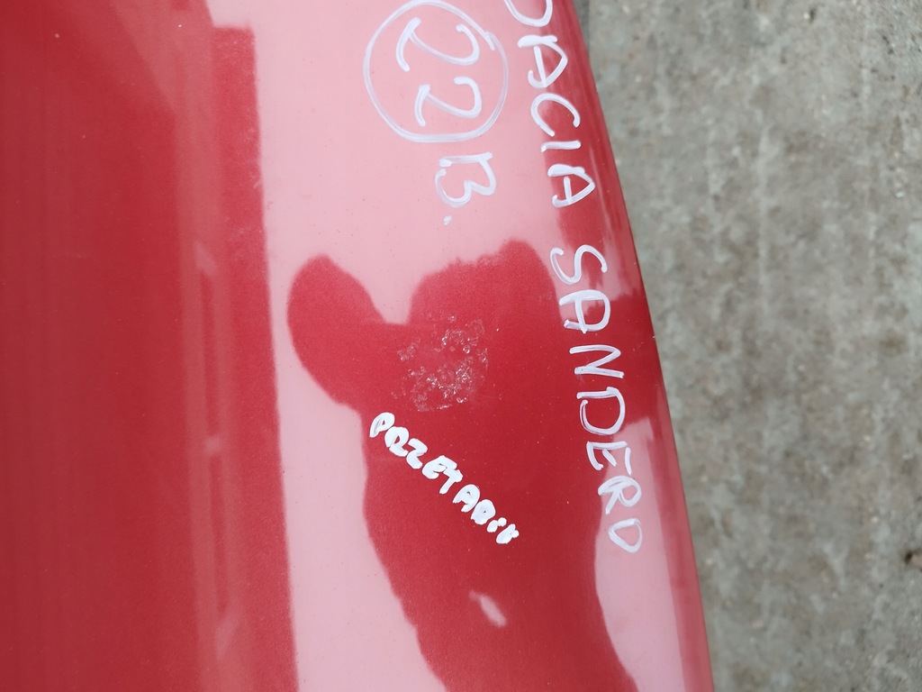 фото №8, Капот крышка двигателя dacia sandero ii 2 stepway lata 2012-2020 цвет teb76