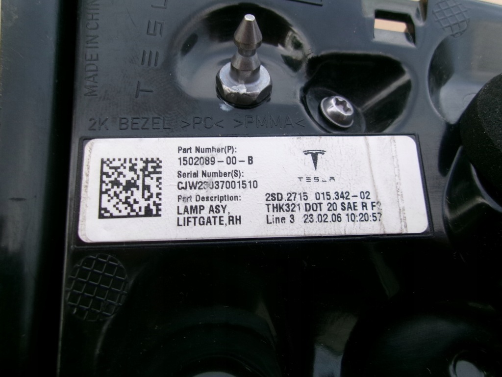 Фара правый  задний  задняя led tesla 3 21-23 европа Оригинал