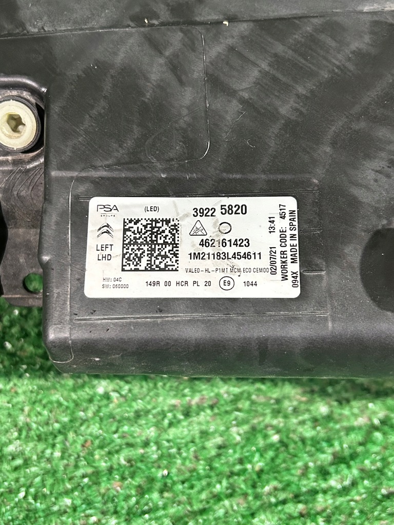 фото №2, Фара левый citroen c3 aircross full led