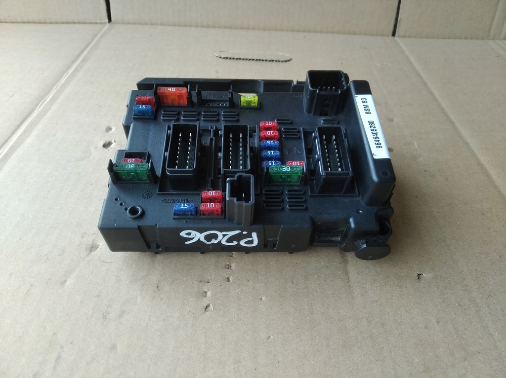 фото №1, Модуль коробка bsm peugeot 206 9646405280