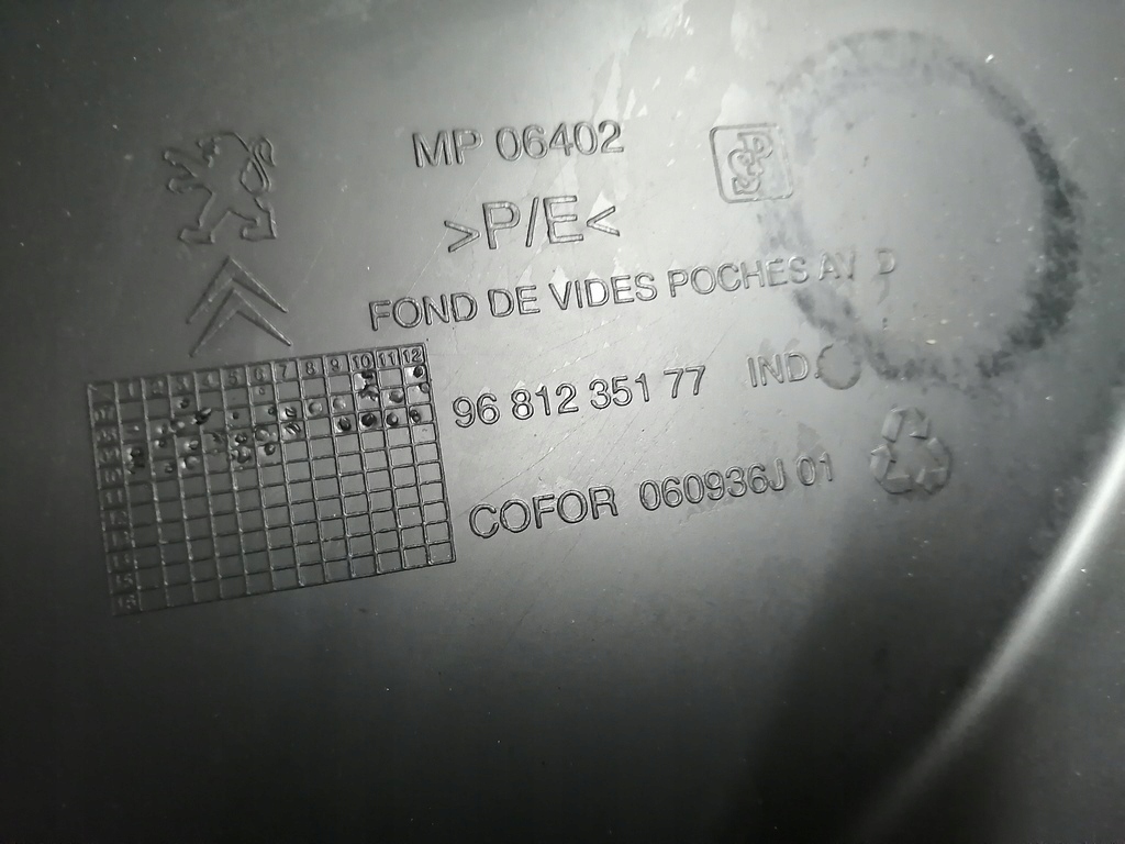 фото №12, Обшивка дверь правый перед eu 9681235177 berlingo partner 2 iii