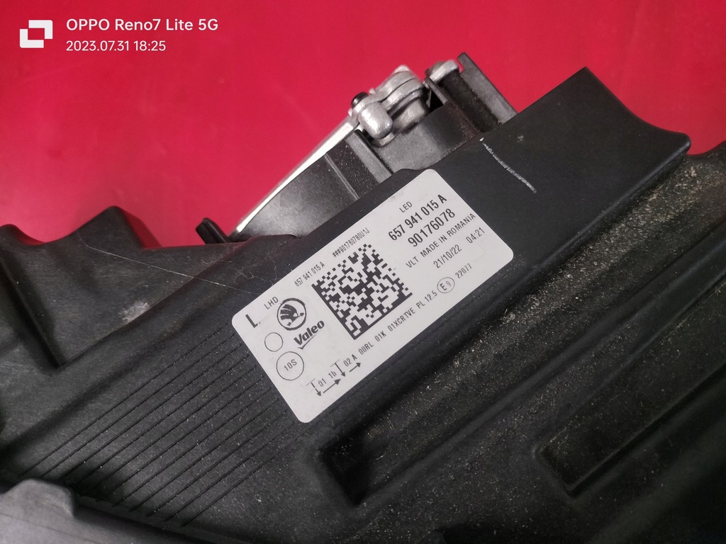 фото №5, Skoda scala фара левая лампа led 657941015a