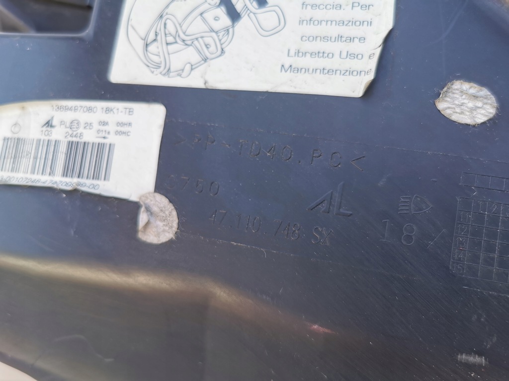 фото №11, Fiat ducato jumper boxer 06-14 лампа ліва перед передня 1369497080