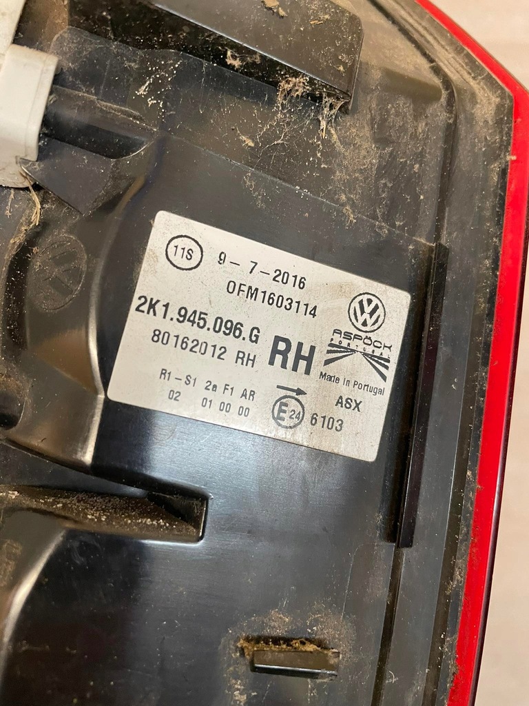 фото №15, Vw caddy лампа лампы задняя 2k1945095f 2k1945096g