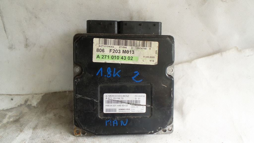 фото №6, Бортовий комп'ютер двигуна mercedes a2711538479 2710104302