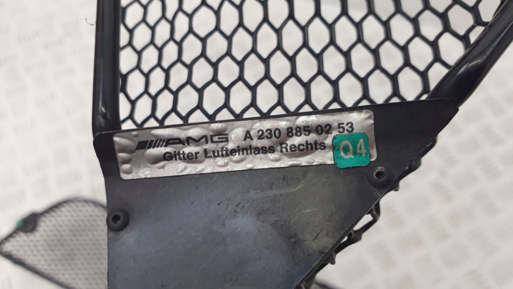 фото №8, Mercedes sl amg w230 решітка ґрати бампера