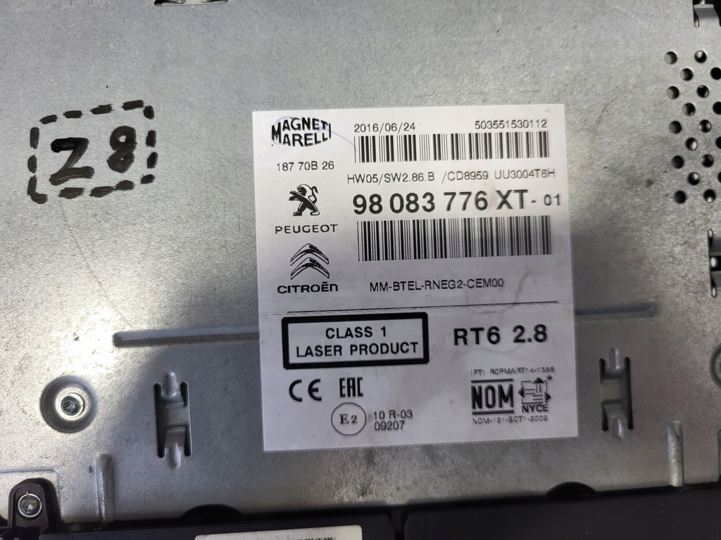 фото №6, Радио навигация peugeot 3008 i lift 98083776xt