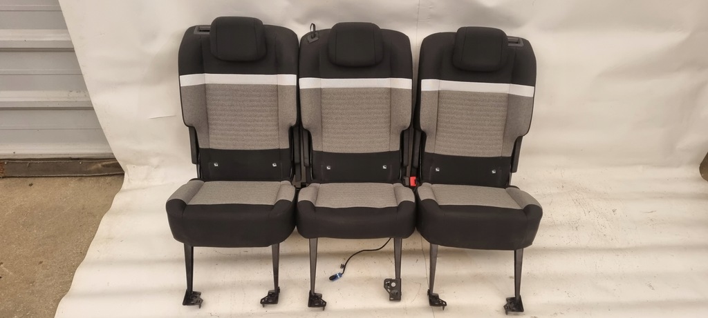 фото №1, Berlingo iv 4 rifter combo сиденья сиденье заднее сиденье 3x1