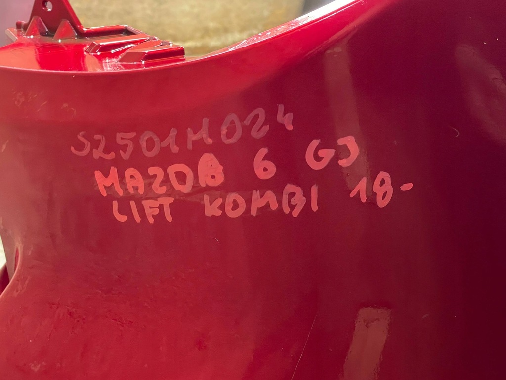 фото №10, Mazda 6 gj iii 3 lift 18-24 kombi бампер задняя задний