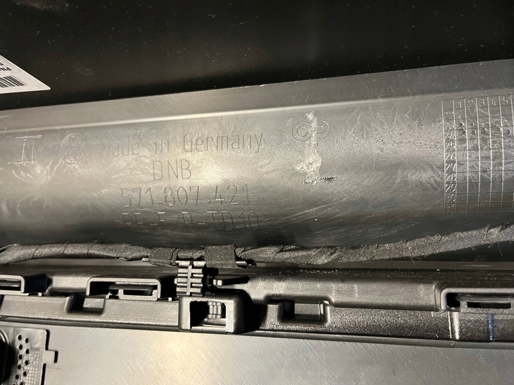 фото №12, Задний бампер задняя vw tiguan iii 2023-2025 vw tiguan 571 6xczujnik pdc хром