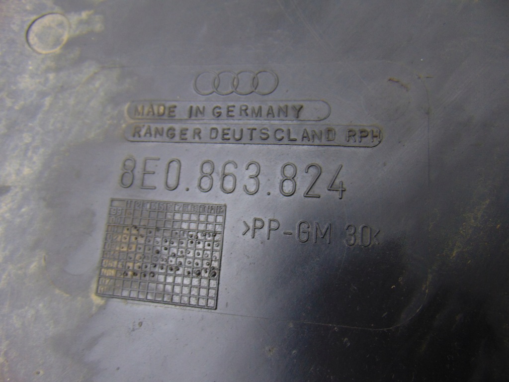 фото №8, Захист pod коробка передач передач 8e0863824 seat exeo audi a4 b7 2.0 tdi